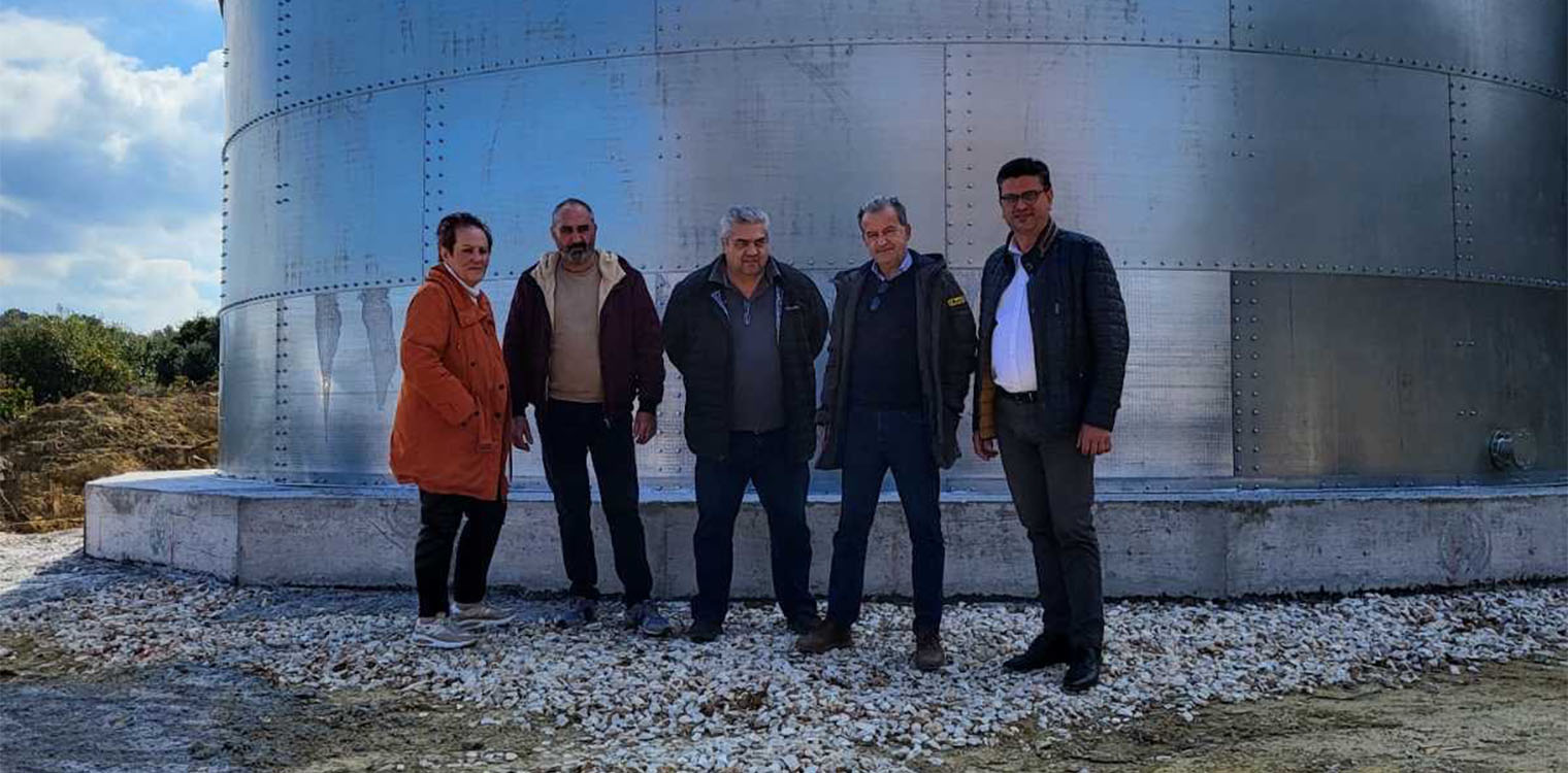 Δήμος Ανδραβίδας - Κυλλήνης: Με υδατοδεξαμενή υδροδότησης λύνεται οριστικά το πρόβλημα του νερού στην Κυλλήνη