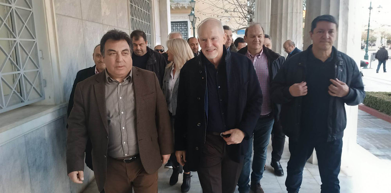 Επίσκεψη στον Δήμαρχο Πύργου του πρώην Πρωθυπουργού και βουλευτή Αχαΐας ΠΑΣΟΚ – ΚΙΝΑΛ Γιώργου Παπανδρέου