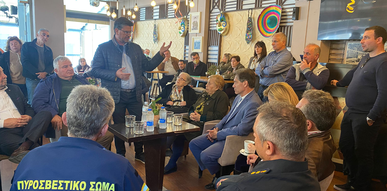 Στα Λεχαινά ο Γ.Γ. Φυσικού Περιβάλλοντος και Υδάτων - Τον υποδέχθηκε ο Δήμαρχος Ανδραβίδας-Κυλλήνης