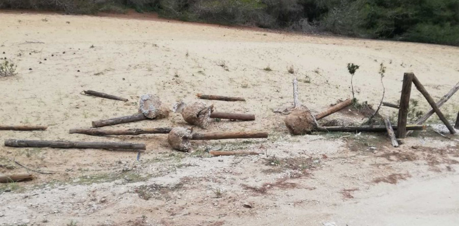 ΟΦΥΠΕΚΑ: Βανδαλισμοί στο Εθνικό Πάρκο Υγροτόπων Κοτυχίου-Στροφυλιάς