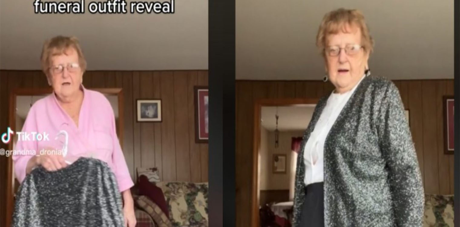TikTok: Γιαγιά διαλέγει ρούχα και μακιγιάζ για την κηδεία της και γίνεται viral