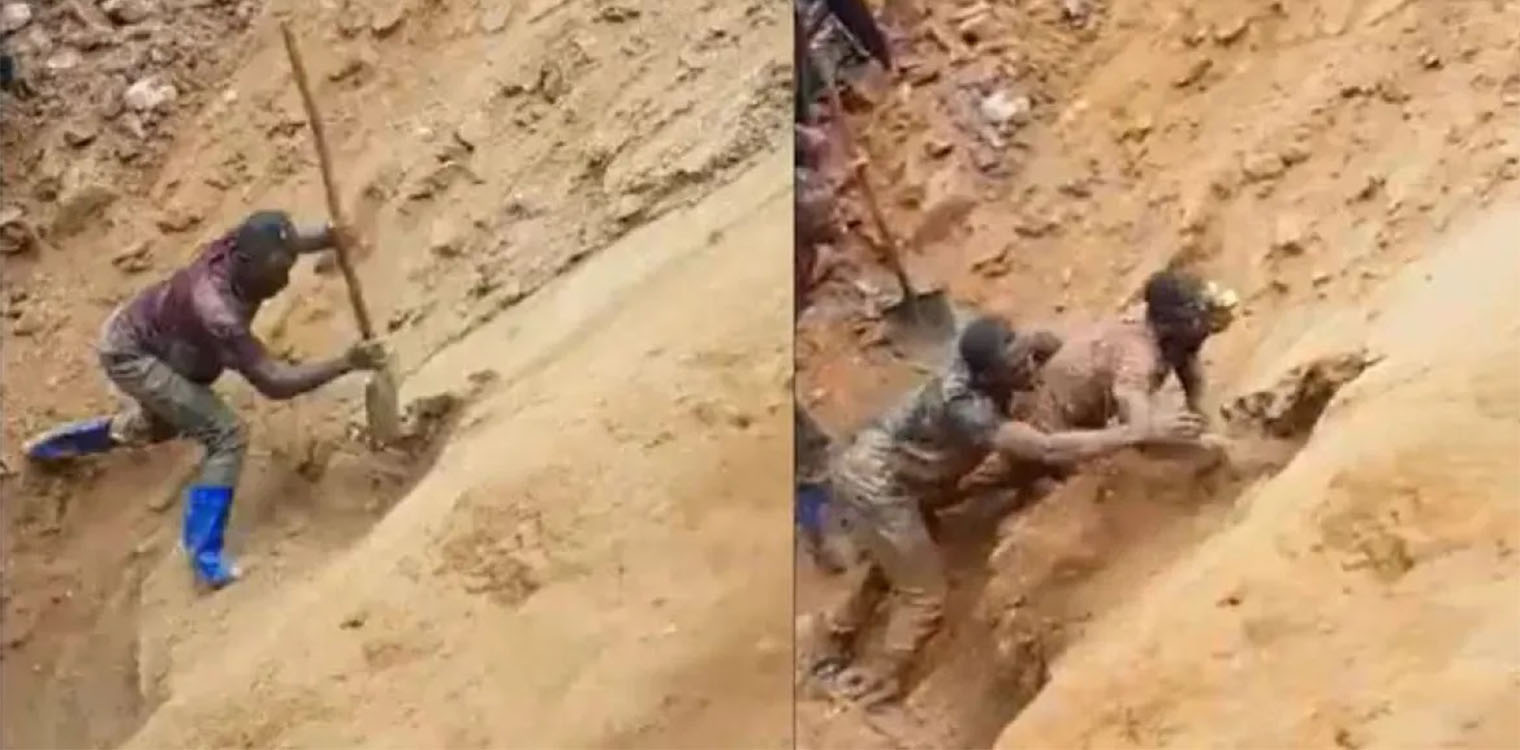 Κονγκό: Εγκλωβισμένοι εργάτες χρυσωρυχείου βγαίνουν ζωντανοί μετά από κατολίσθηση (video)