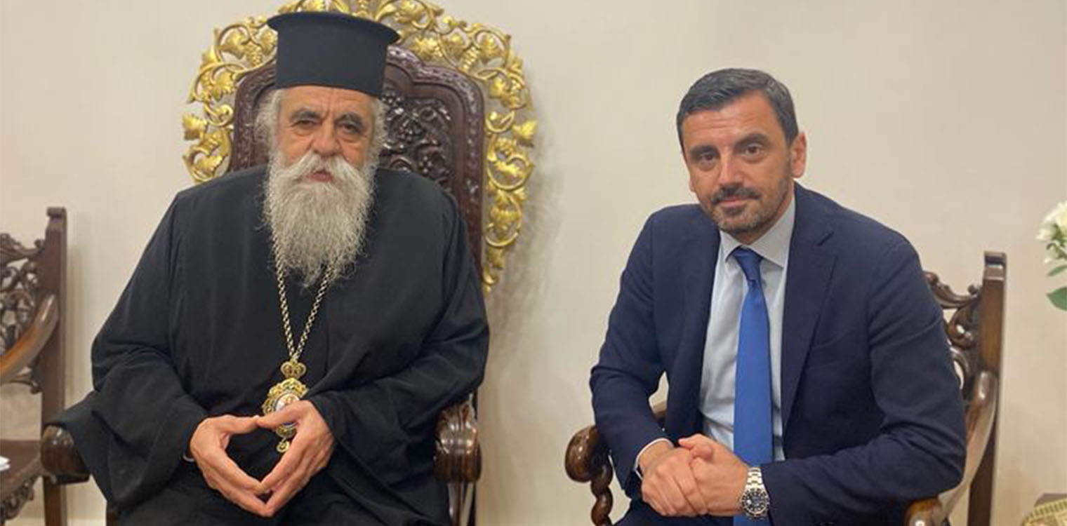 Την ευλογία του Σεβασμιότατου Μητροπολίτη Ηλείας έλαβε ο Ανδρέας Νικολακόπουλος