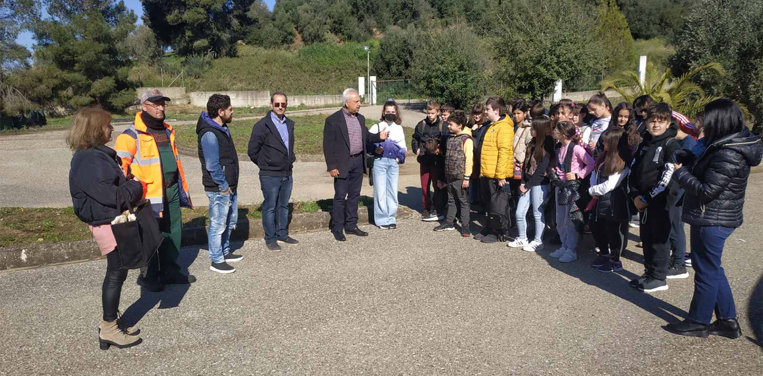 Επίσκεψη μαθητών στο Βιολογικό Καθαρισμό Αρχ. Ολυμπίας