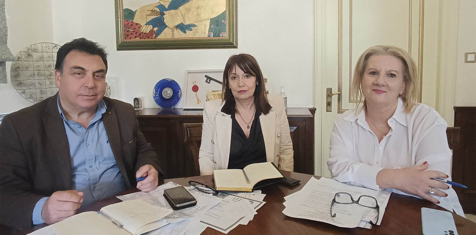 Συνάντηση Δημάρχου Πύργου με την καθηγήτρια του ΕΜΠ Β. Τσουκαλα για την πορεία του Ερευνητικού Προγράμματος EWS_CoCoFlood στον Αλφειό ποταμό