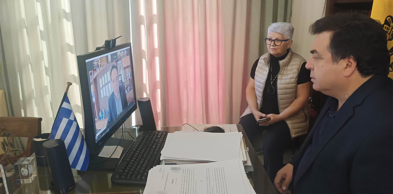 Ο δήμαρχος Πύργου Παν. Αντωνακόπουλος στην Ειδική Συνεδρίαση της Επιτροπής Πολιτικής Προστασίας της ΚΕΔΕ