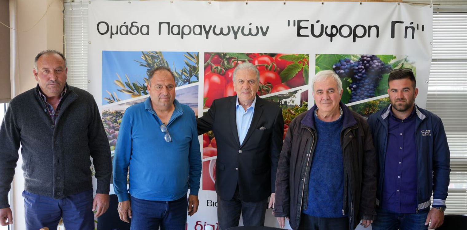 Με στελέχη του Αγροτικού Τομέα συναντήθηκε ο Δημήτρης Αβραμόπουλος