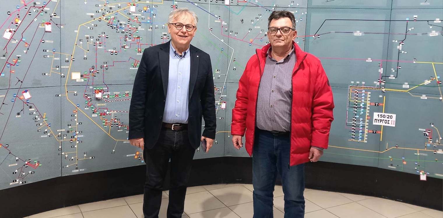 Χ. Φωτόπουλος: Επίσκεψη στον ΔΕΔΔΗΕ Πύργου