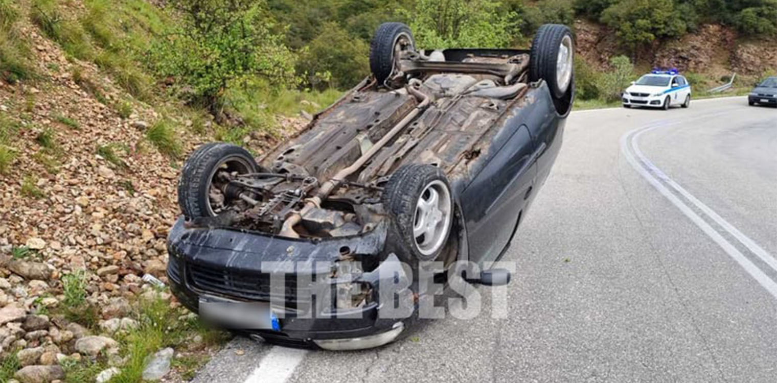 Αχαΐα: Έφυγε στην στροφή και το όχημά του ντεραπάρισε (photos)