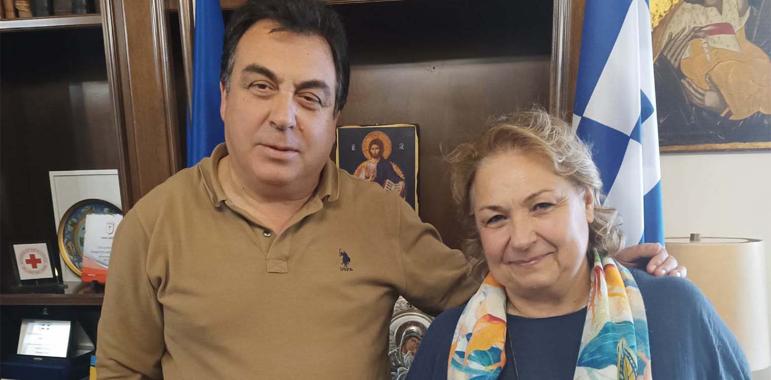 Συνάντηση του Δημάρχου Πύργου Παν. Αντωνακόπουλου με την υποψήφια βουλευτή Ηλείας Βικτωρία Βασιλοπούλου