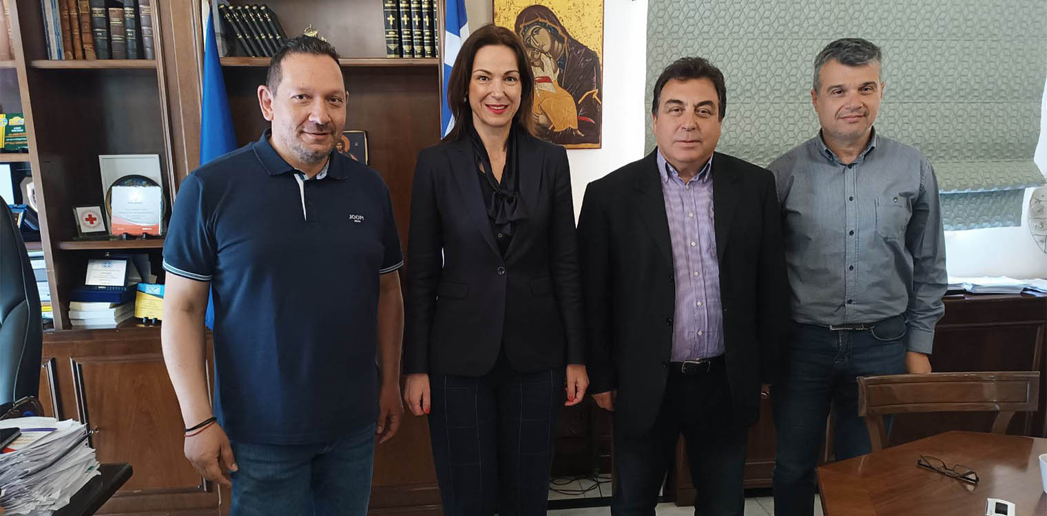 Συνάντηση του Δημάρχου Πύργου Παν. Αντωνακόπουλου με την υποψήφια βουλευτή Ηλείας Ζωή Αναστασοπούλου