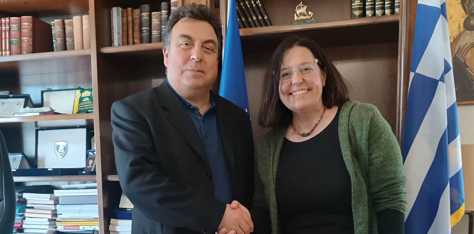 Συνάντηση του Δημάρχου Πύργου Παν. Αντωνακόπουλου με την υποψήφια βουλευτή Ηλείας Ευγενία Σασσάλου