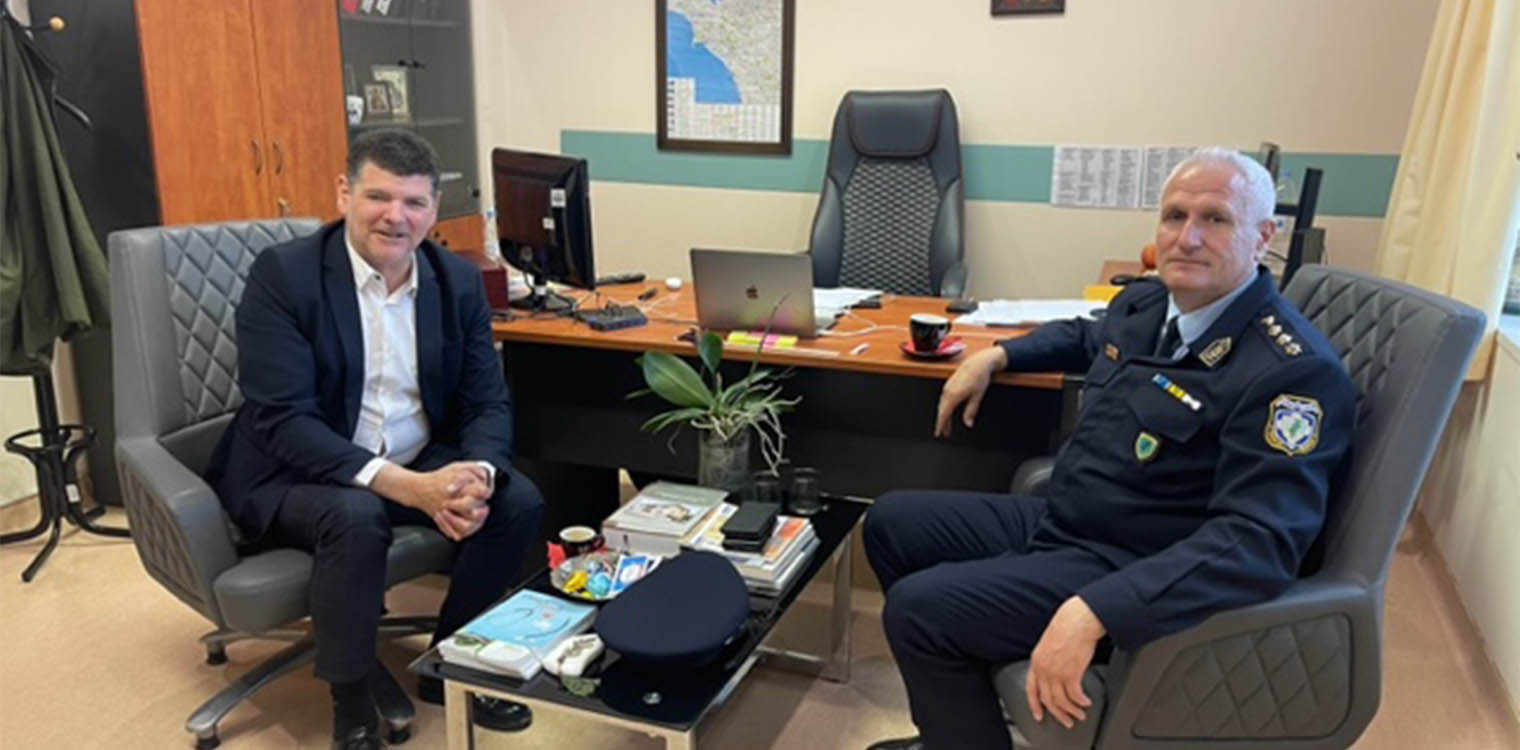 Επίσκεψη και συνάντηση με τον Διοικητή του ΓΝ Ηλείας κ. Σ. Πολίτη πραγματοποίησε, ο νέος Αστυνομικός Διευθυντής Ηλείας κ. Γ. Σωτηρόπουλος