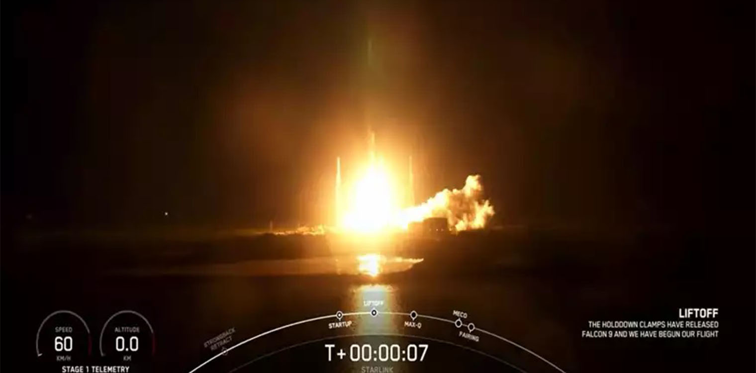 Η SpaceX εκτόξευσε ταυτόχρονα 56 δορυφόρους Starlink - Εντυπωσιακό βίντεο από την απογείωση που μεταδόθηκε ζωντανά