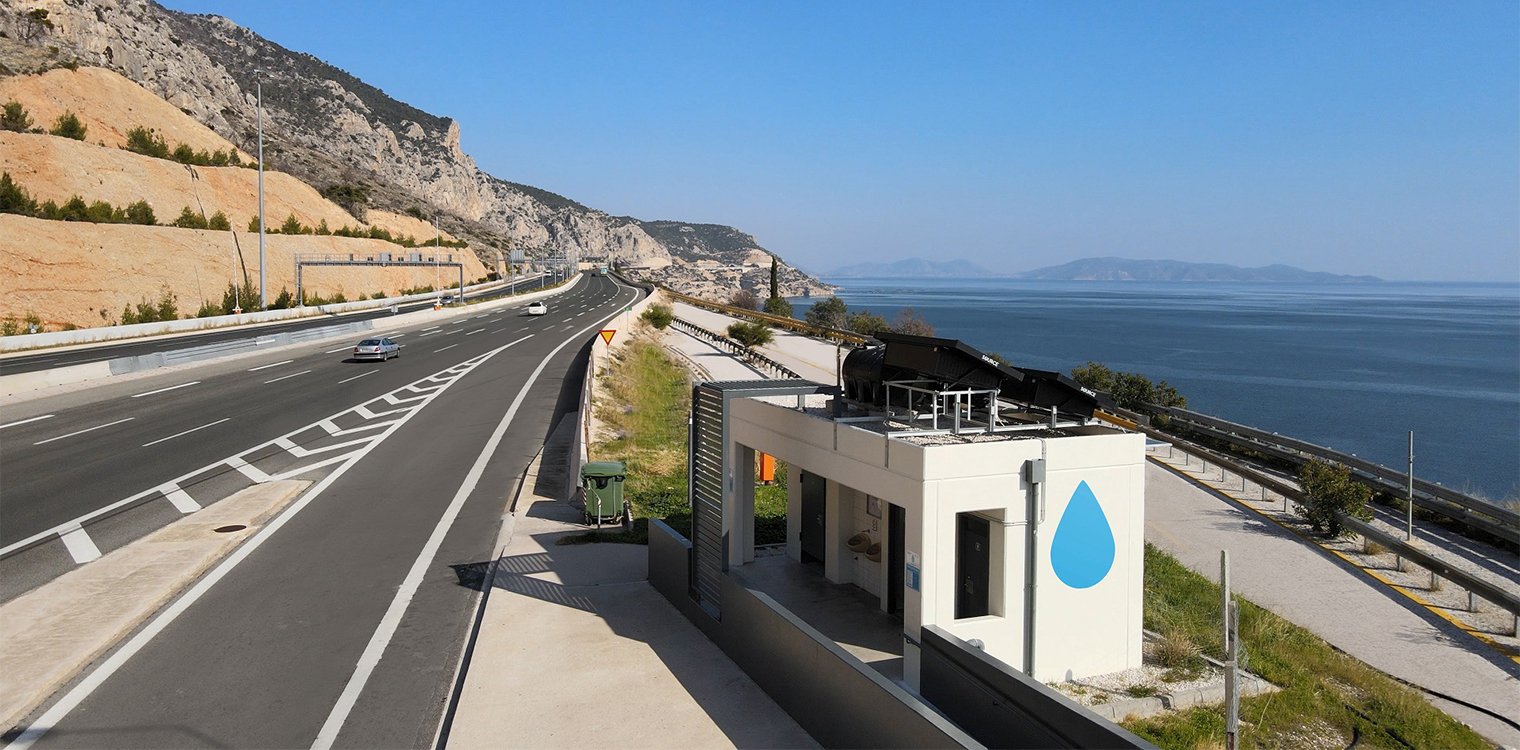 Η Ολυμπία Οδός παράγει «Νερό από τον αέρα» σε ακόμα 10 χώρους στάθμευσης