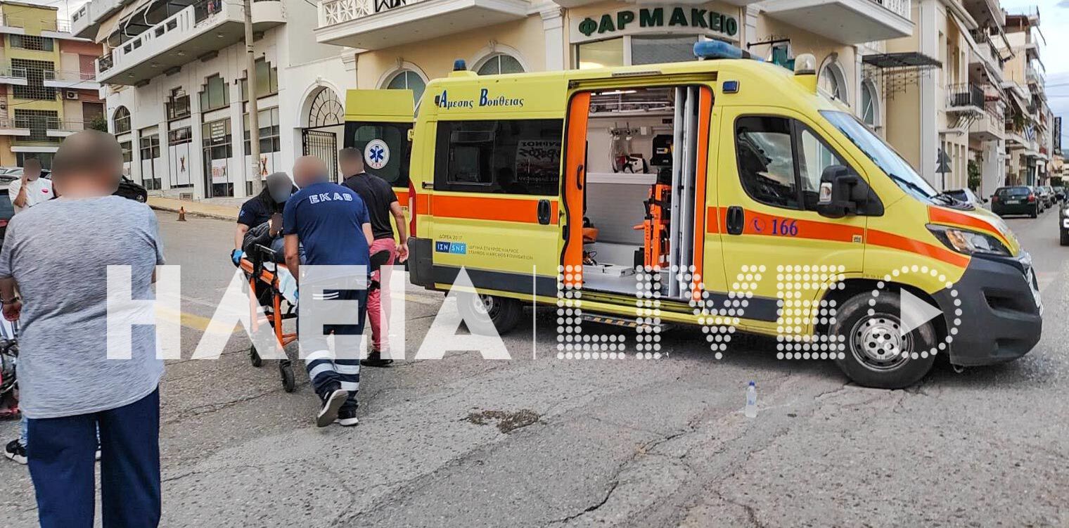 Πύργος: Ένας τραυματίας σε τροχαίο στην οδό Ολυμπίων