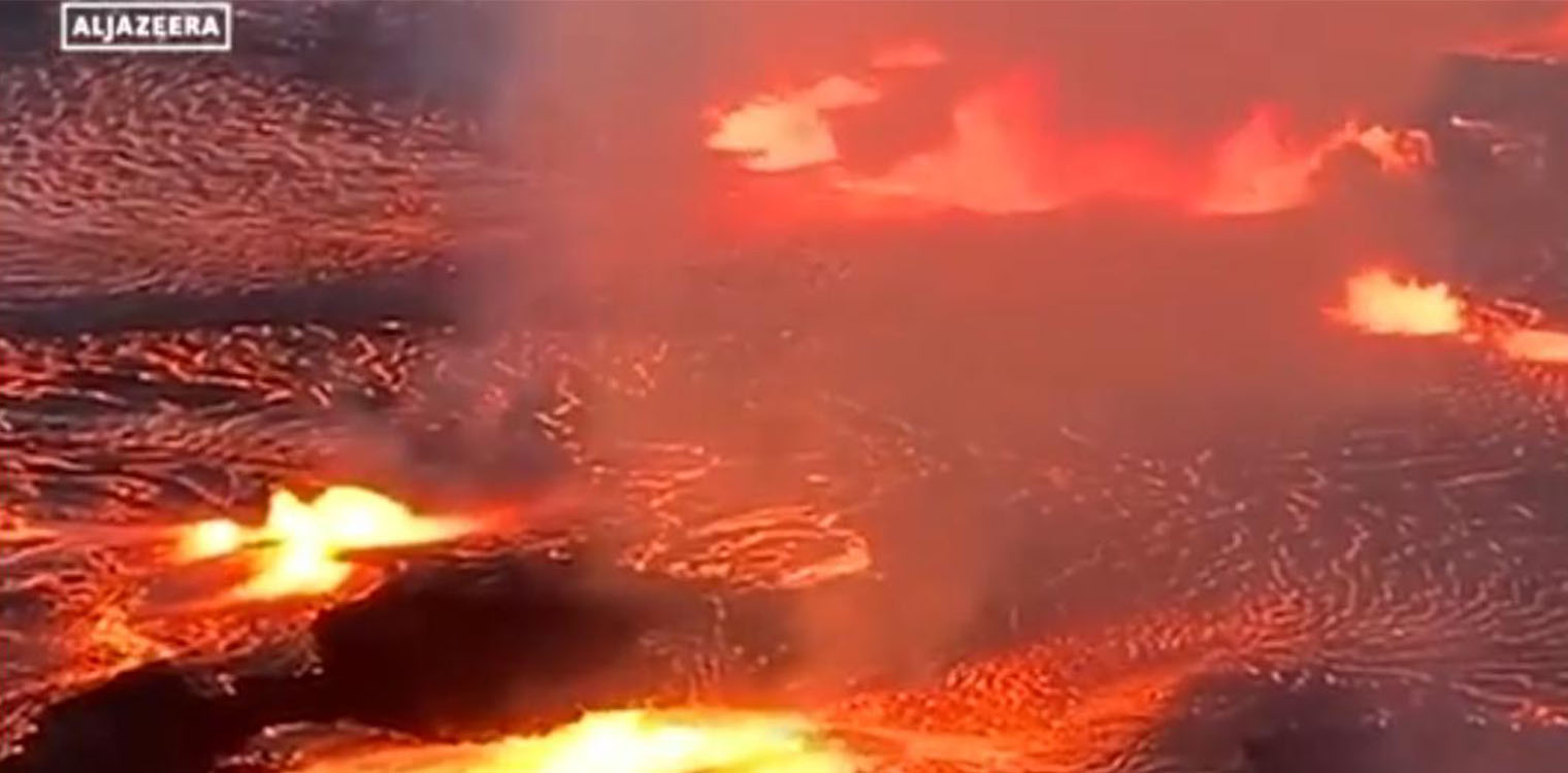 Χαβάη: Απόκοσμο σκηνικό με «σιντριβάνια» λάβας κατά την έκρηξη του ηφαιστείου Κιλαουέα
