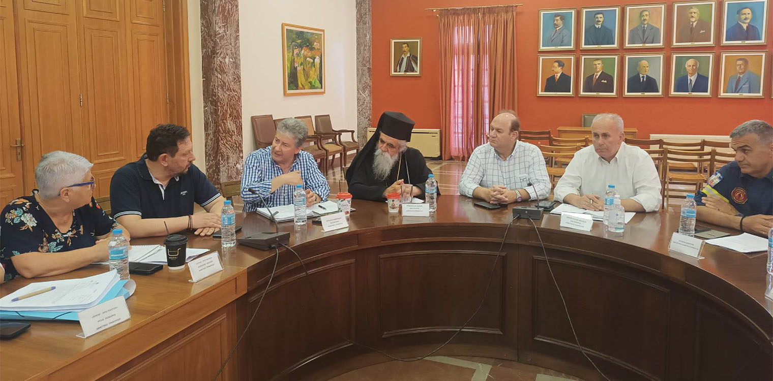 Δήμος Πύργου: Παρουσία του Μητροπολίτη Ηλείας ολοκληρώθηκαν οι συνεδριάσεις της Ομάδας Εργασίας για μέτρα πρόληψης της αντιπυρικής περιόδου
