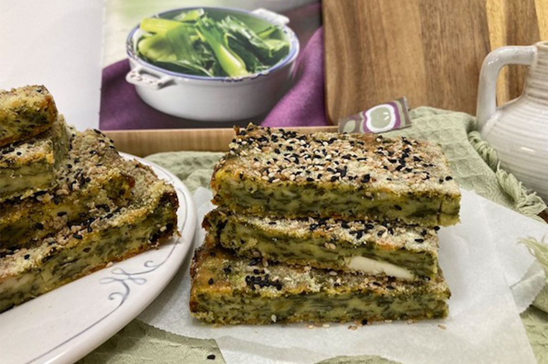 Πίτα με σπανάκι χωρίς φύλλο (ξυπόλυτη σπανακόπιτα)
