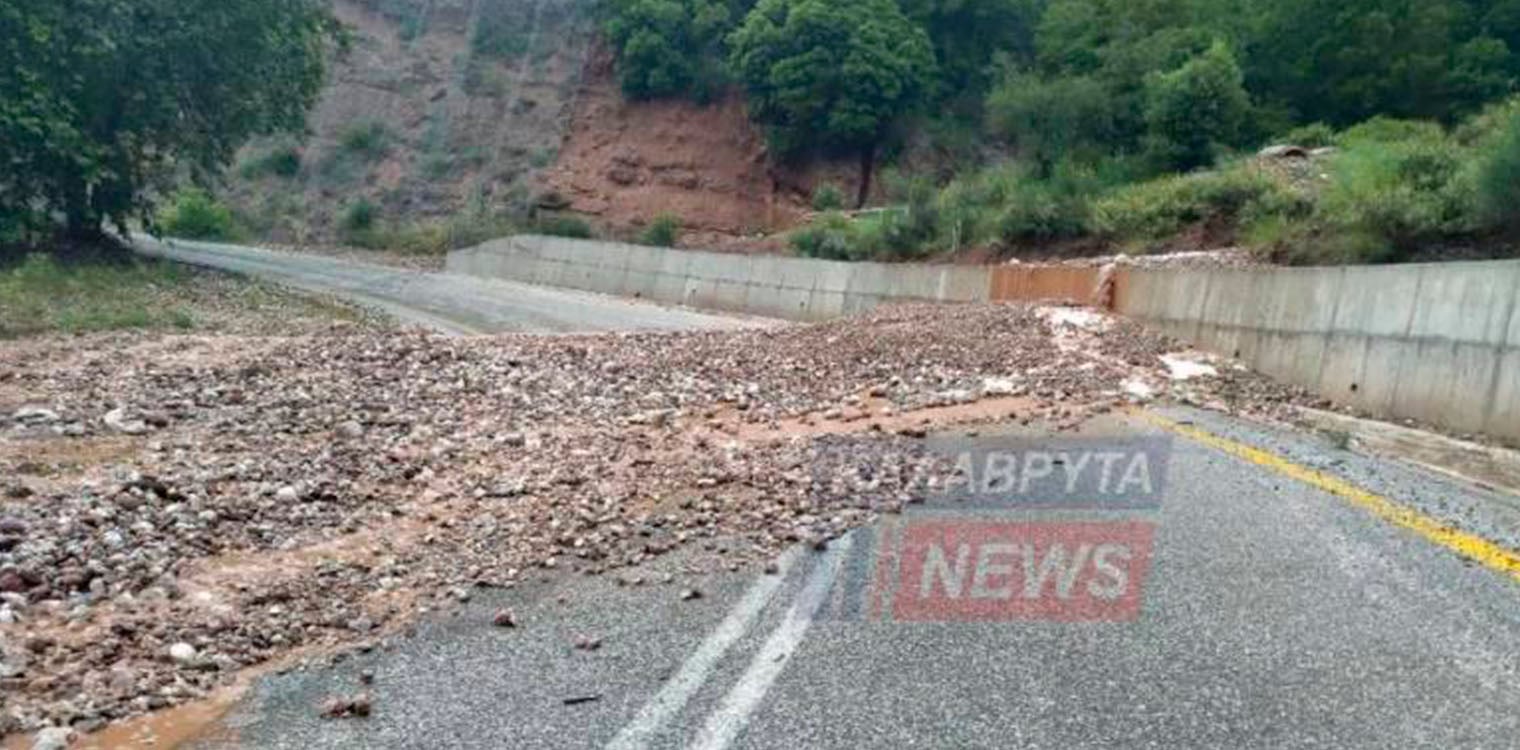 Στο έλεος της κακοκαιρίας η Αχαΐα: Καταιγίδες, χαλάζι, κατολισθήσεις και διακοπές ρεύματος