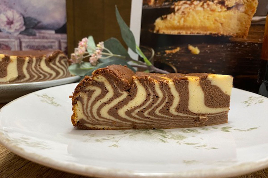 Cheesecake ζέβρα