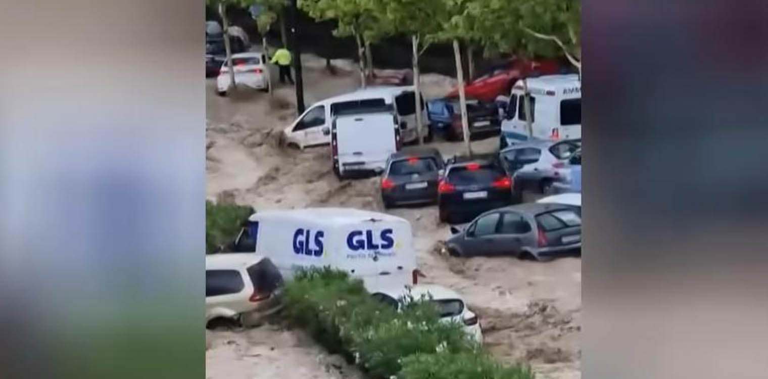 Ισπανία: Πλημμύρες και χαλαζόπτωση στη Σαραγόσα - Τεράστιες ζημιές, δεκάδες απεγκλωβισμοί