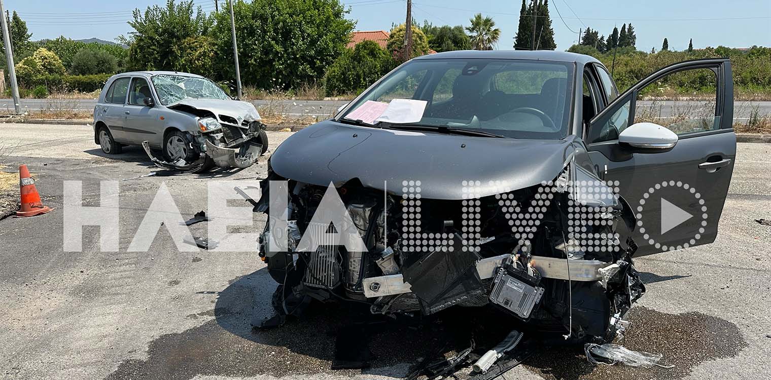 Πύργος: Σοβαρό τροχαίο στον παράδρομο της ΕΟ Πατρών-Πύργου