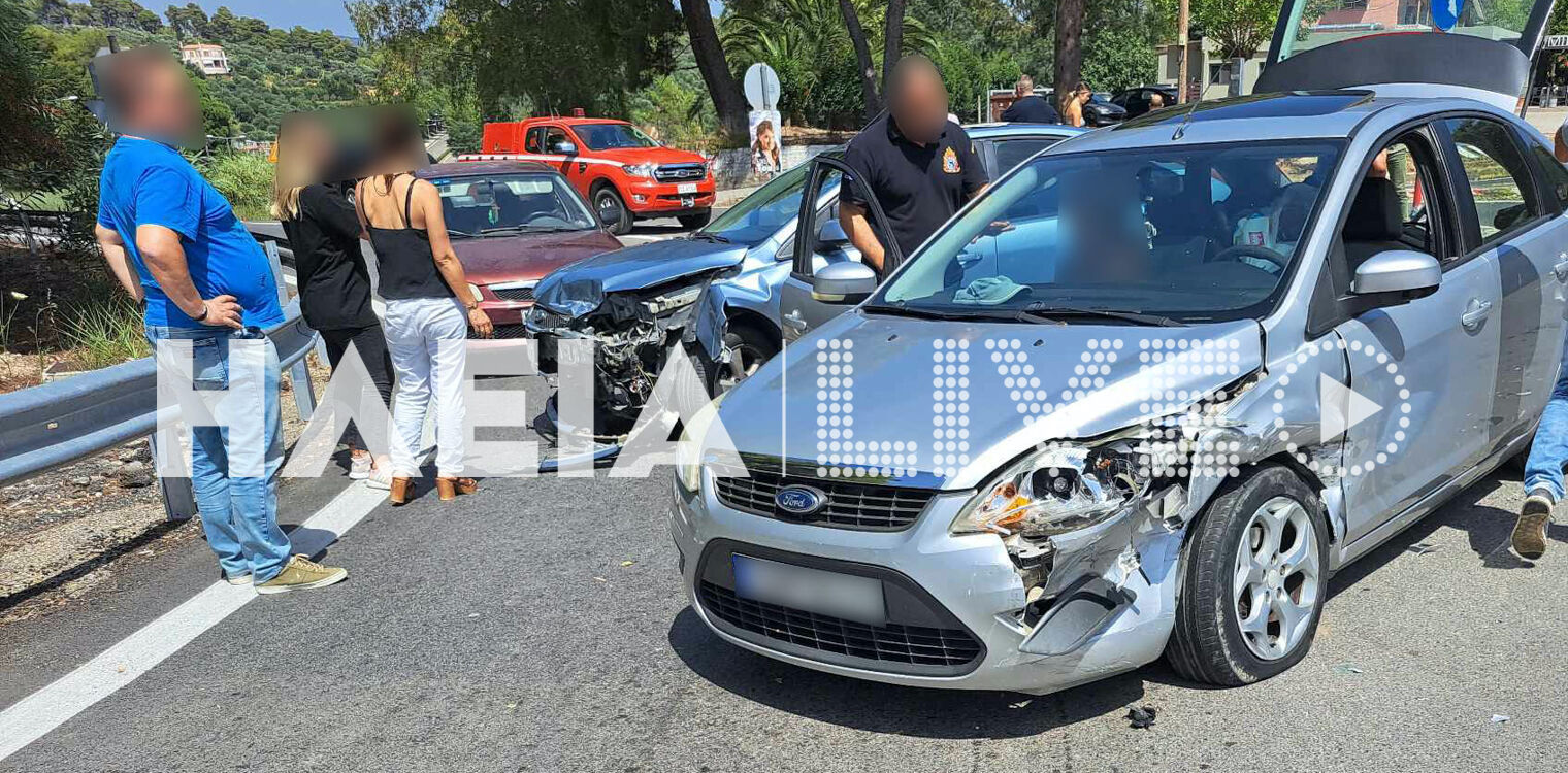 Κρέστενα: Σφοδρή σύγκρουση οχημάτων στην διασταύρωση της Πύργου - Κυπαρισσίας