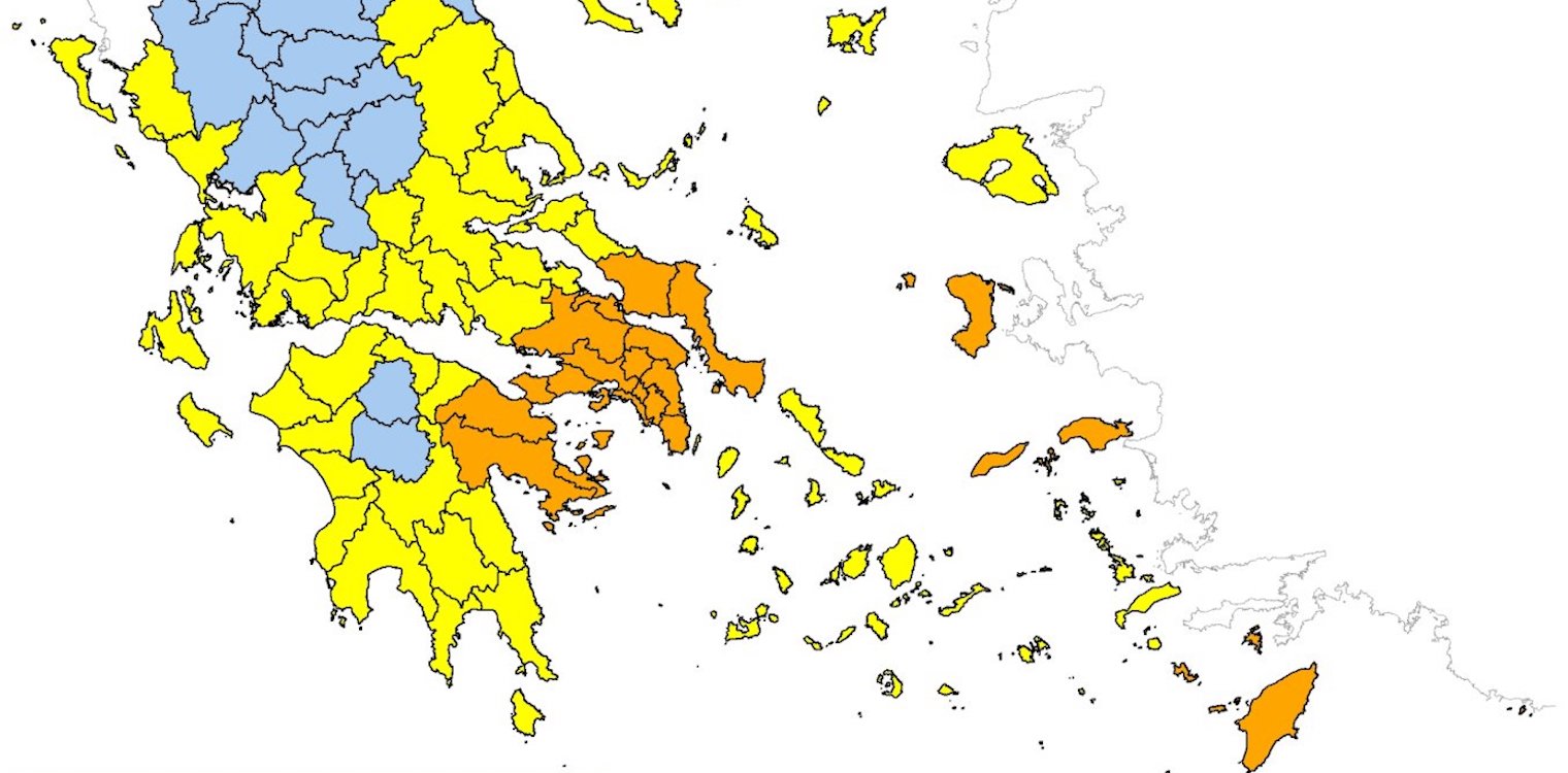 Στο κόκκινο Ηλεία και Δυτ. Ελλάδα το Σάββατο για κίνδυνο πυρκαγιάς