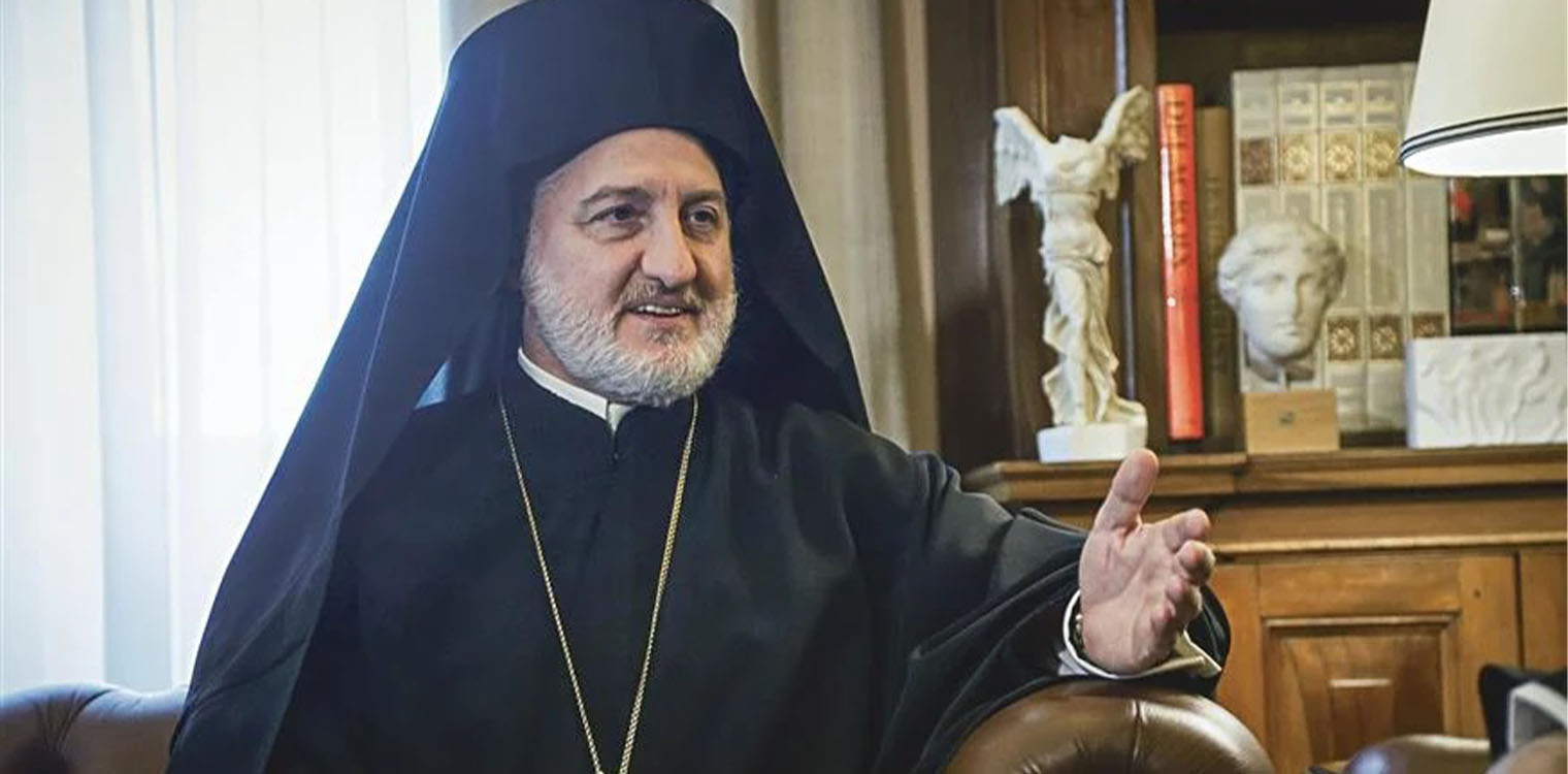 Στην Ηλεία ο Αρχιεπίσκοπος Αμερικής - Τον υποδέχεται ο δήμαρχος Πηνειού Ανδρέας Μαρίνος