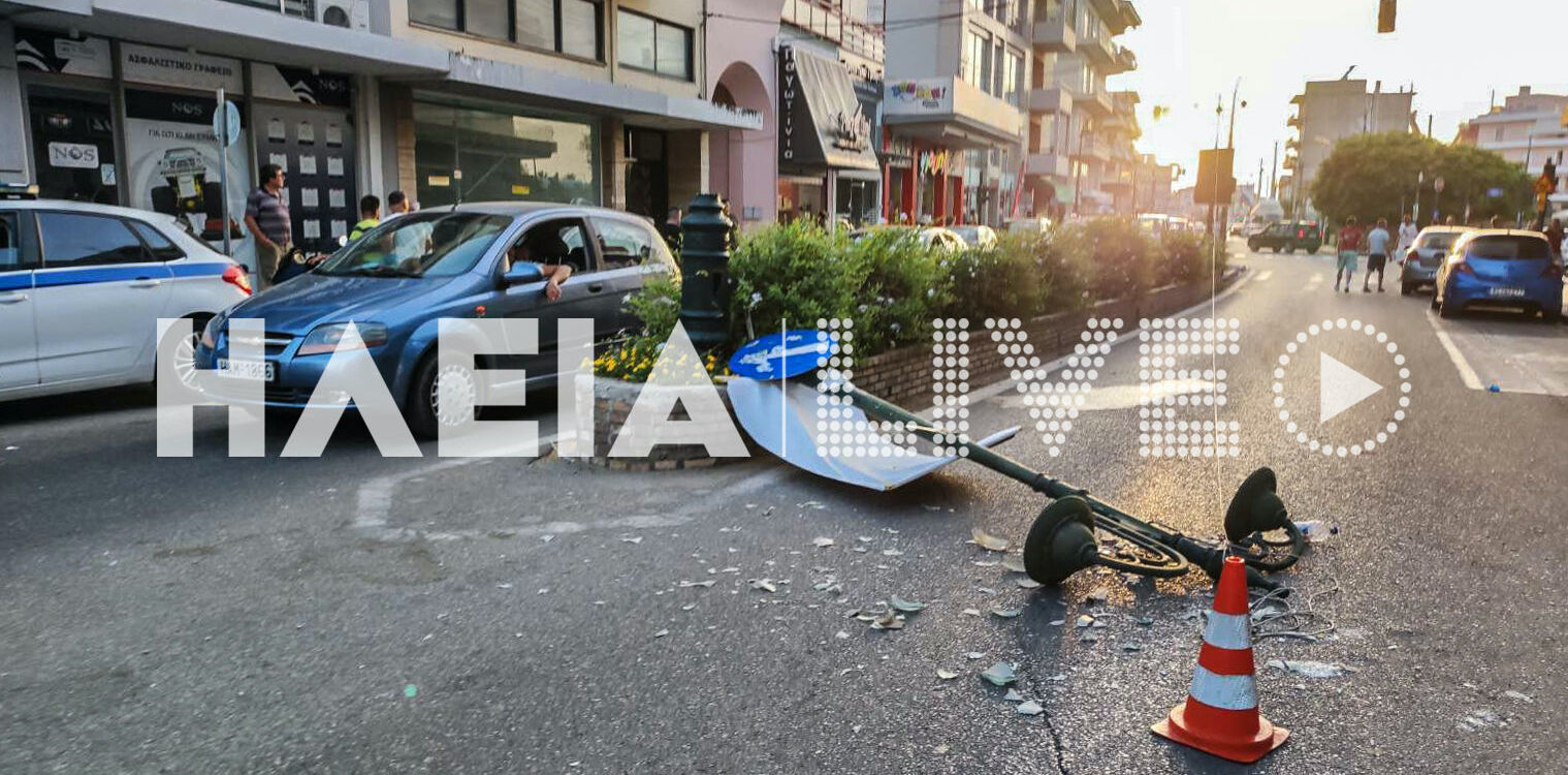 Πύργος: Νεαρός τραυματίστηκε στην οδό Πατρών μετά από πτώση κολώνας