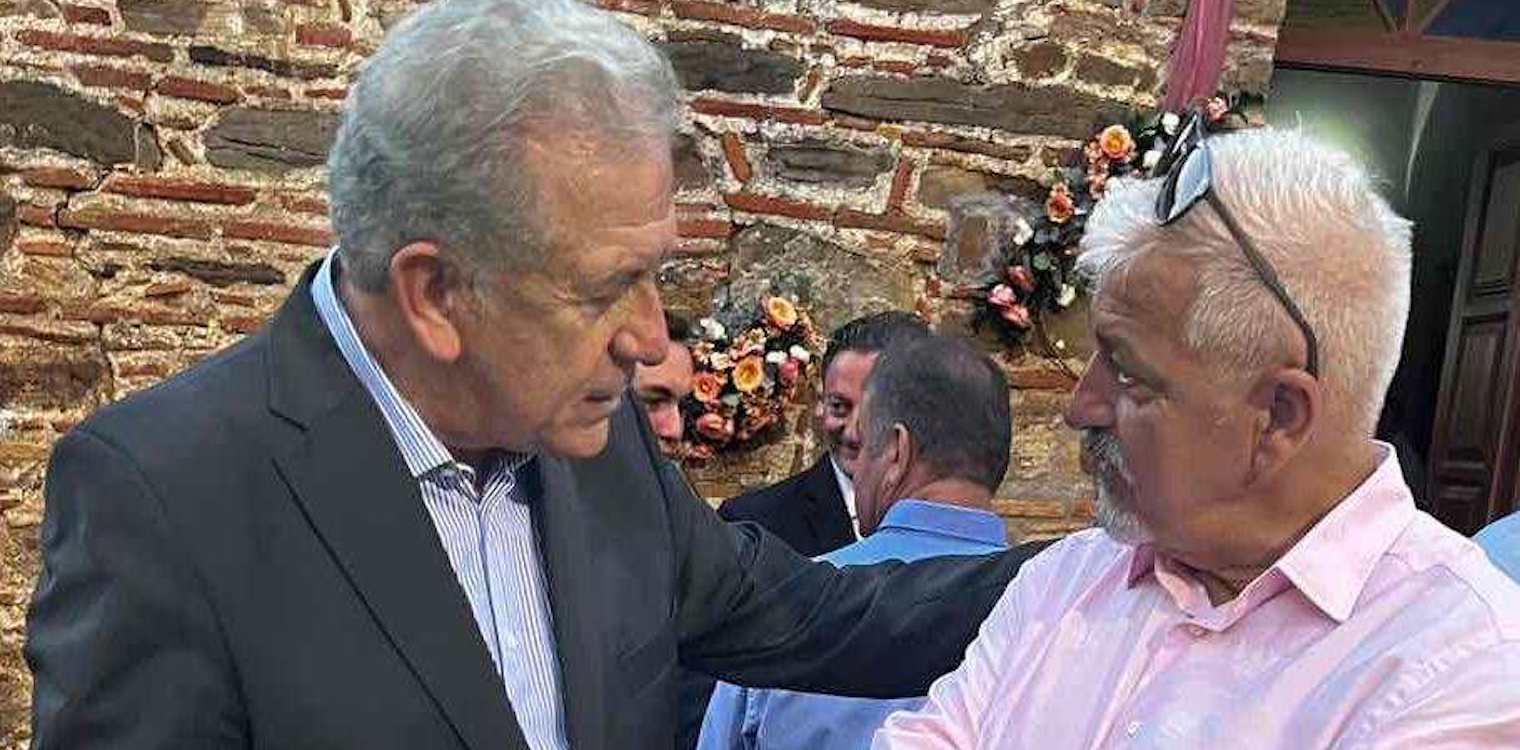 Συνάντηση Αβραμόπουλου με τον Επιθεωρητή Εφαρμογής Δασικής Πολιτικής Ν. Μάζη