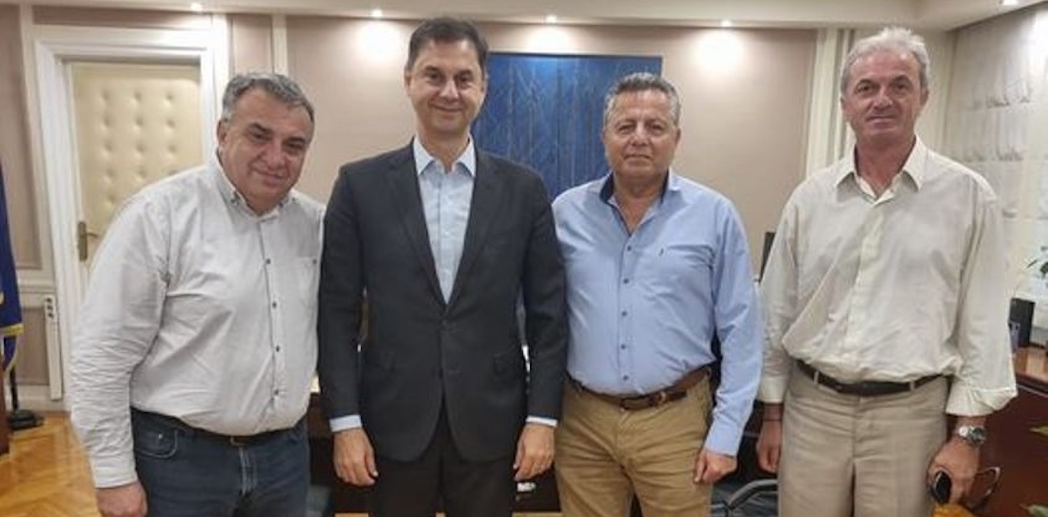 Συνάντηση Μαρίνου με τον υφυπουργό Οικονομικών Χ. Θεοχάρη για θέματα του δήμου