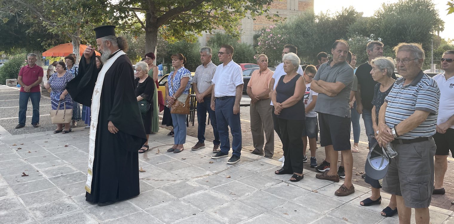 Τελέστηκε στη Ζαχάρω το ετήσιο μνημόσυνο των Σπυρίδωνα Μανιάτη και Ιωάννας Τασσοπούλου που έπεσαν ηρωικά εν ώρα καθήκοντος
