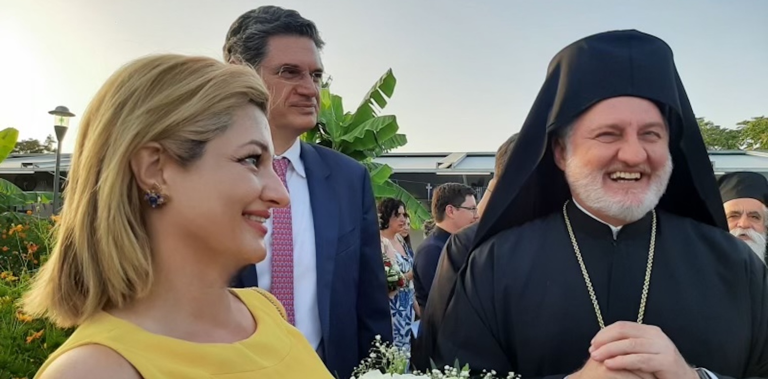 Αυγερινοπούλου: Συνάντηση με τον Αρχιεπίσκοπο Αμερικής κ. Ελπιδοφόρο στην Γλύφα
