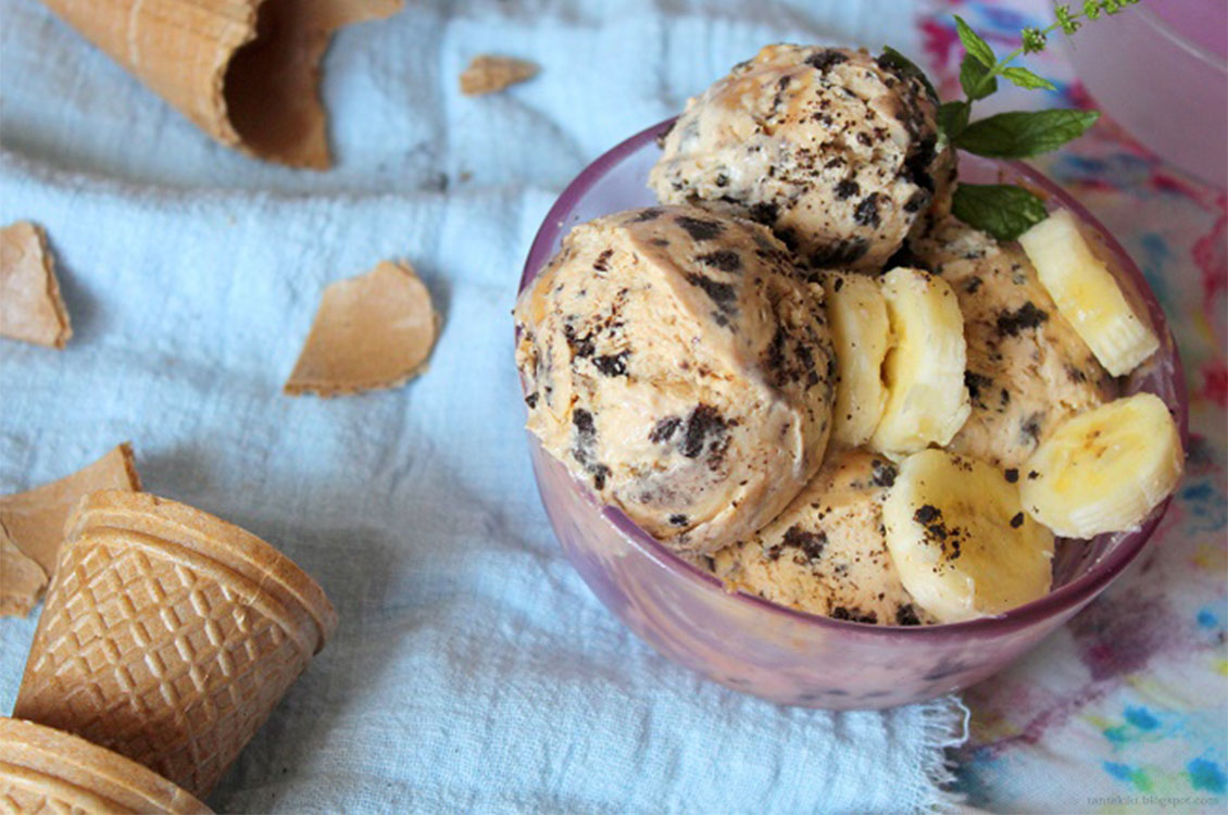 Παγωτό banoffee