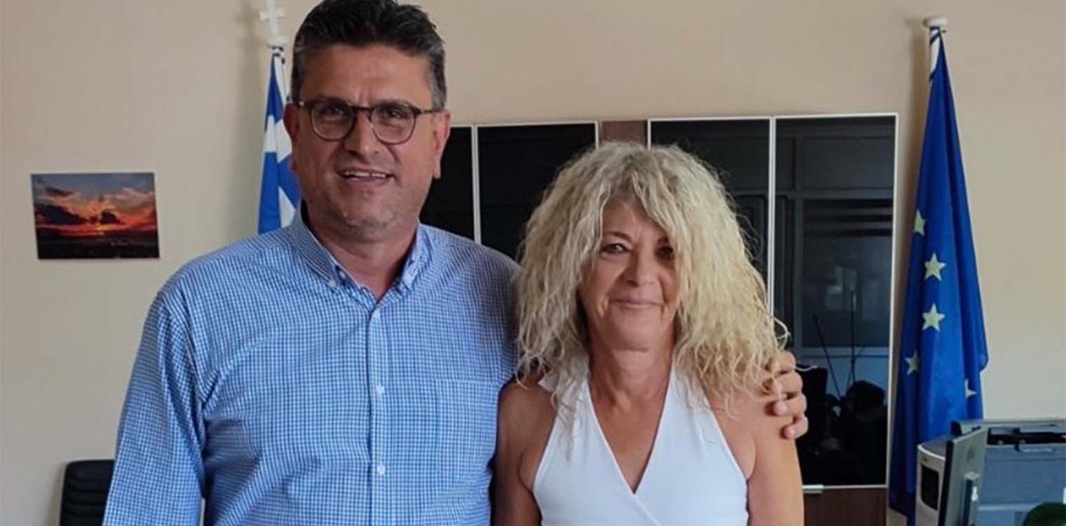 Η Μαγδαληνή (Μάγδα) Ρουφηκτού στο πλευρό του Γιάννη Λέντζα - Υποψήφια δημοτική σύμβουλος με τη «Νέα Πορεία»