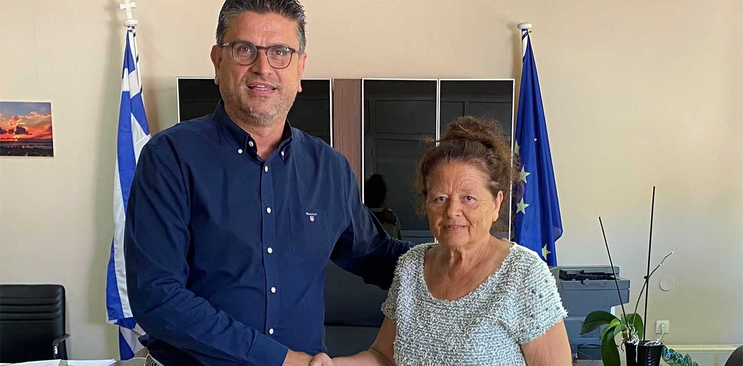 Η Ελένη Αρβανίτη στο πλευρό του Γιάννη Λέντζα - Υποψήφια στην Κοινότητα Κάστρου με τη «Νέα Πορεία»