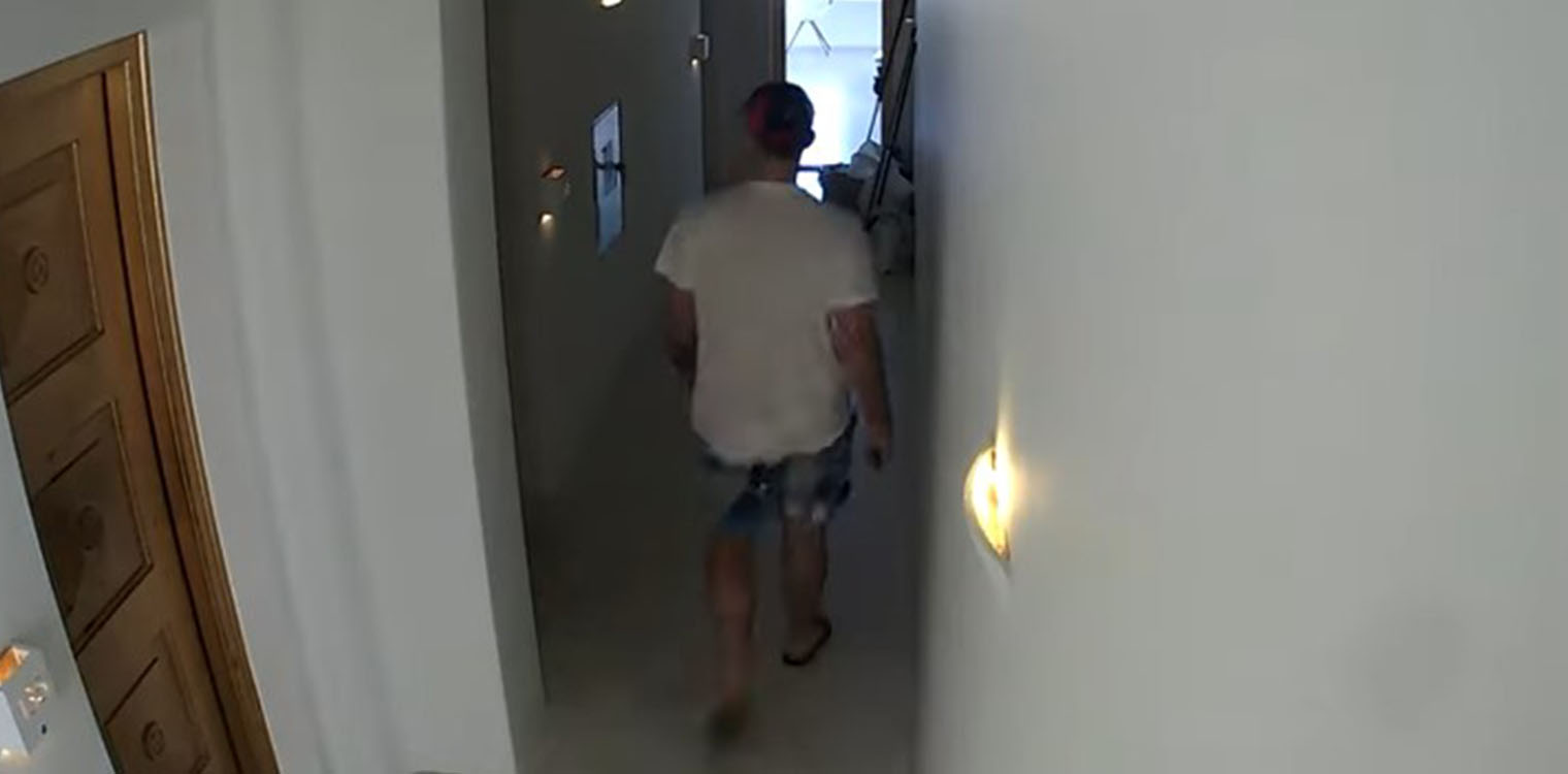 Βίντεο ντοκουμέντο από τη δράση του διαρρήκτη σε ξενοδοχείο στη Μύκονο