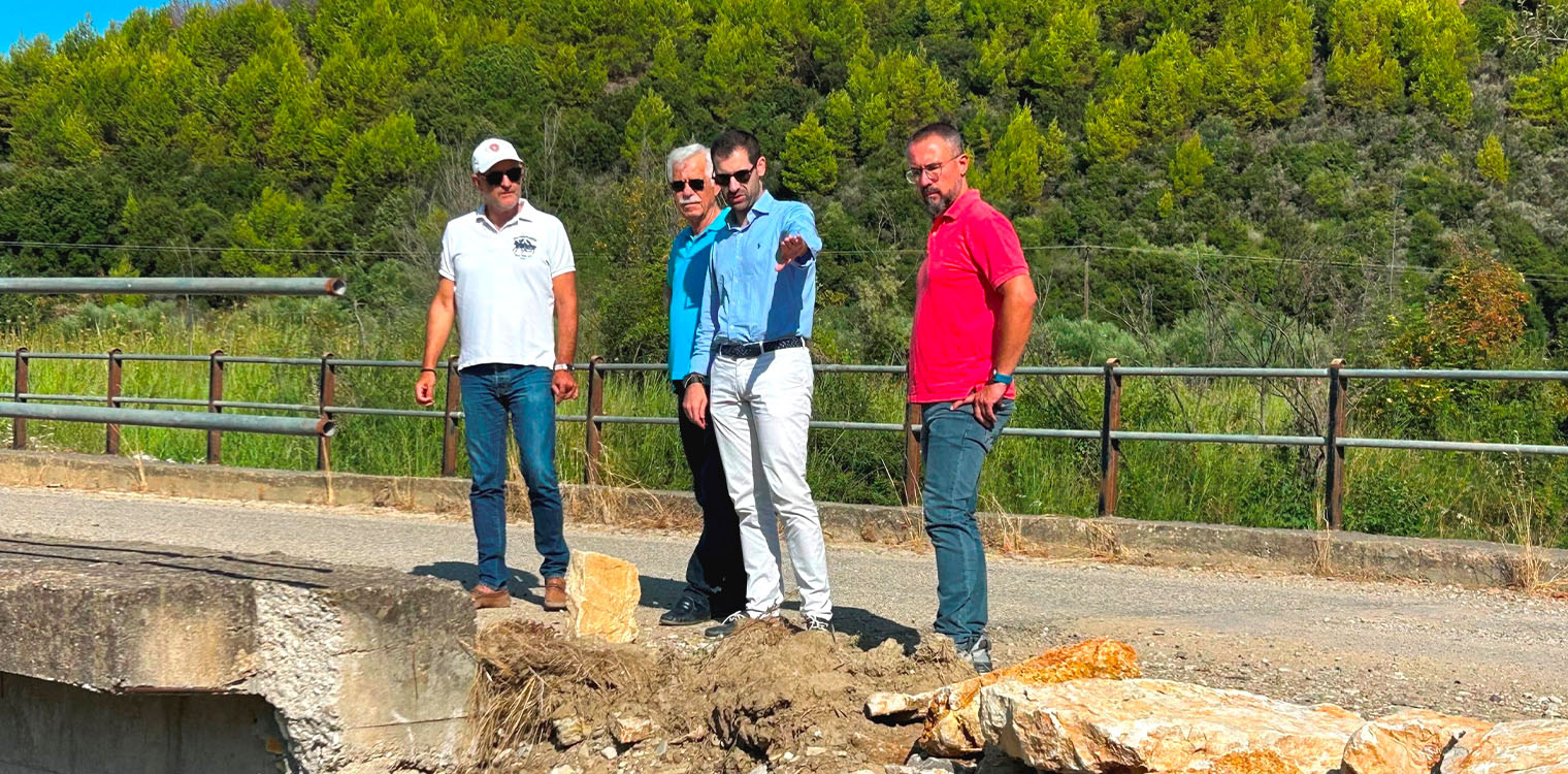 Ολοκληρώθηκε η θωράκιση της γέφυρας του Πηνειακού Λάδωνα - Αυτοψία Γιαννόπουλου στην TK Βάλμης