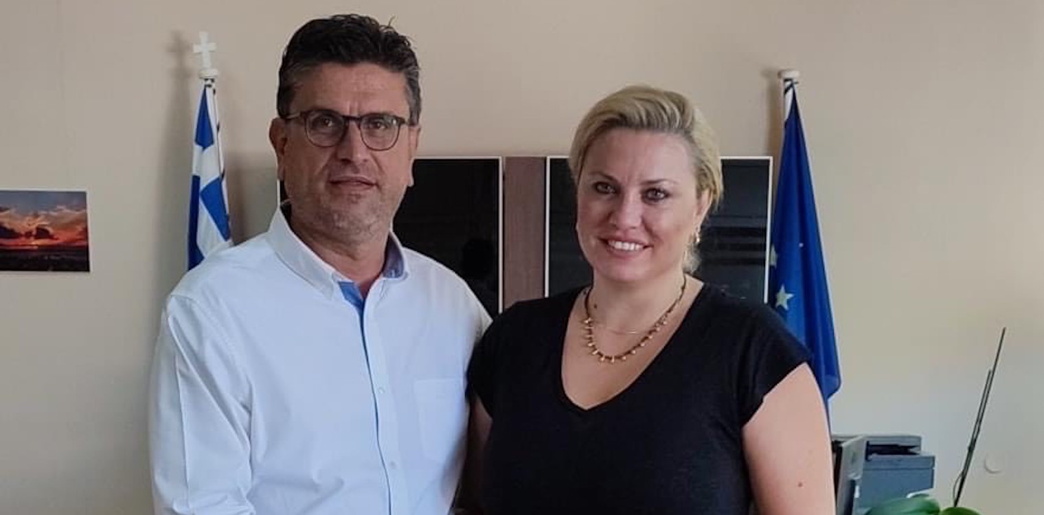 Η Κλεονίκη Καμπούρογλου στο πλευρό του Γιάννη Λέντζα