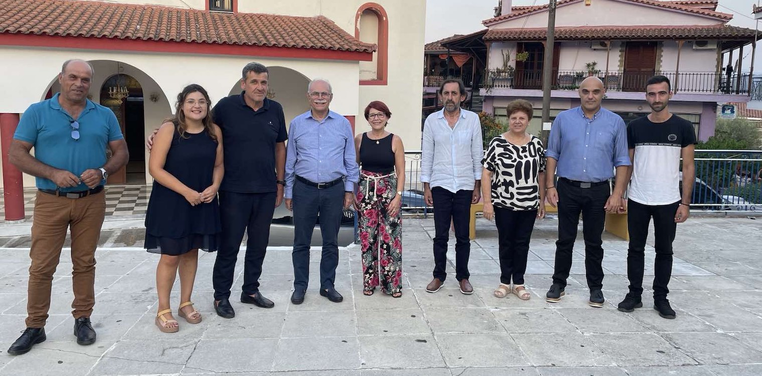 Οι υποψήφιοι της δημοτικής κοινότητας Σαλμώνης που συστρατεύονται με το ψηφοδέλτιο νίκης παράταξης Πύργου "Μπορούμε - Στάθης Καννής"