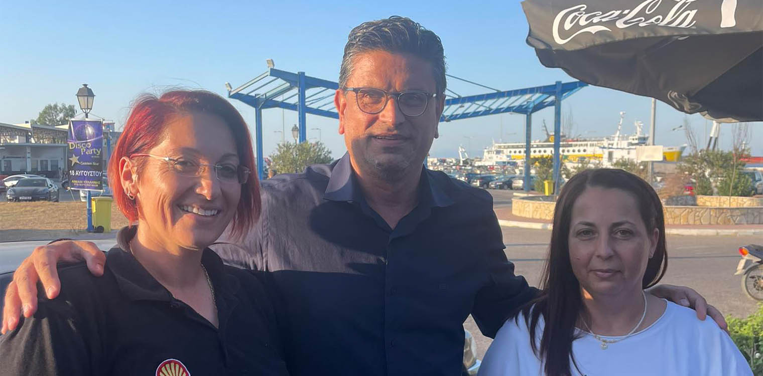 Η Χριστίνα Παπασωτηροπούλου στο πλευρό του Γιάννη Λέντζα - Yποψήφια στο Τοπικό Συμβούλιο της Κοινότητας Κυλλήνης με τη «Νέα Πορεία»