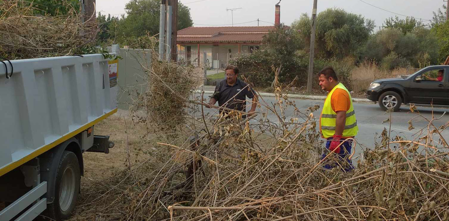 Δήμος Ανδραβίδας-Κυλλήνης: Συνεχίζονται εντατικά οι εργασίες καθαρισμού