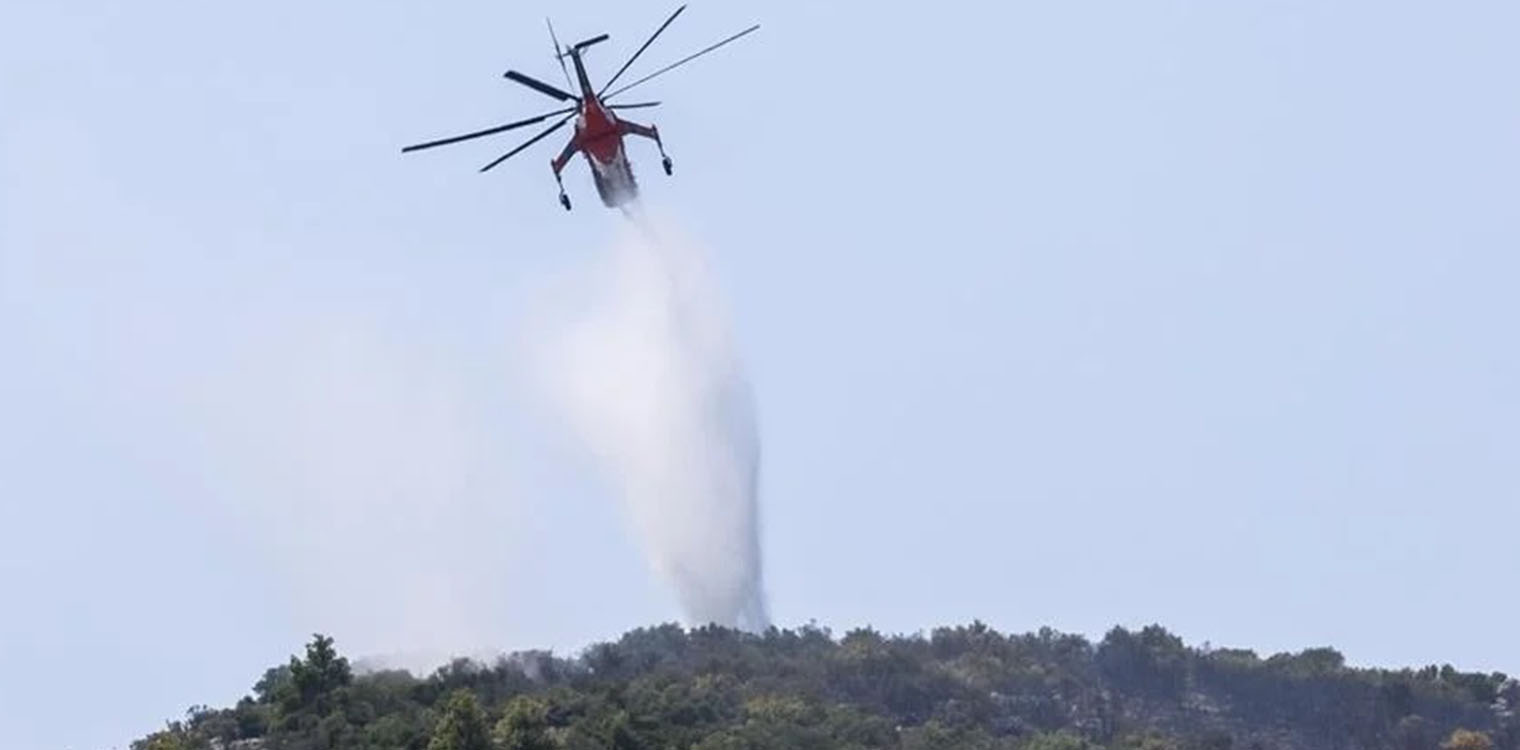 Φωτιά τώρα: Τραυματίστηκε πυροσβέστης - Επιχείρηση μεταφοράς του με ελικόπτερο