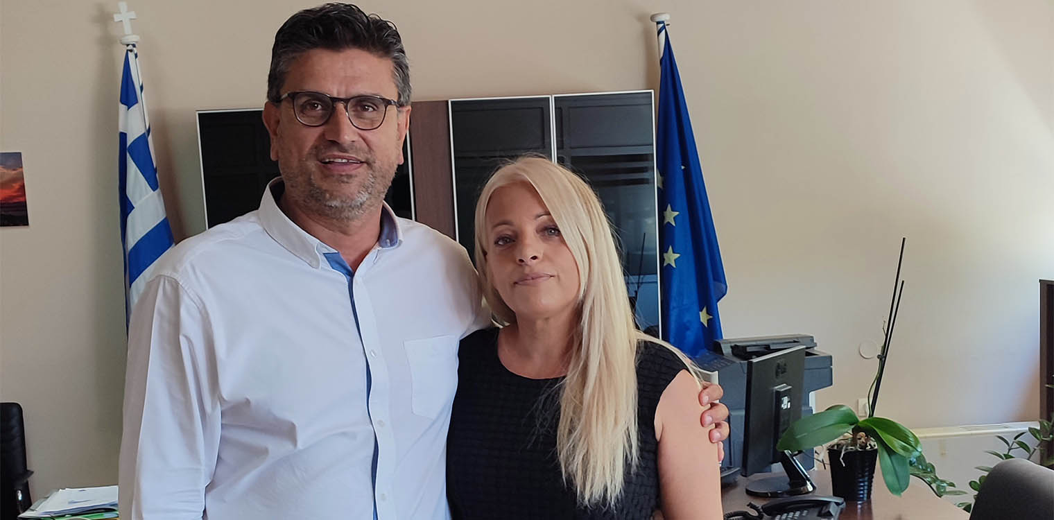 Η Μαρίνα Πρίφτη -Τζιτζογλάκη στο πλευρό του Γιάννη Λέντζα - Υποψήφια δημοτική σύμβουλος με τη «Νέα Πορεία»