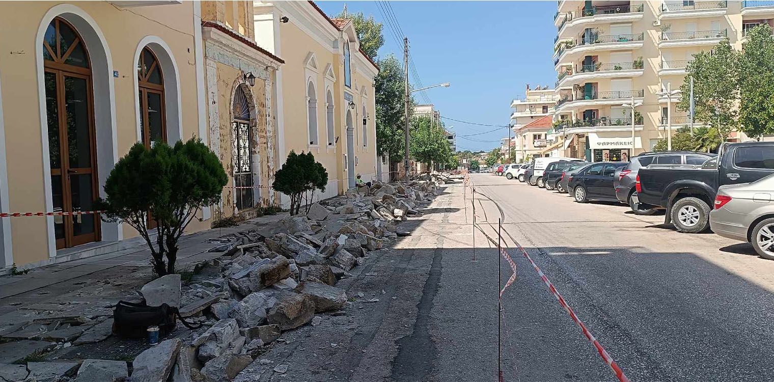 Δήμος Πύργου: Διακοπή της κυκλοφορίας οχημάτων σε τμήμα της οδού 28ης Οκτωβρίου λόγω των έργων ανάπλασης