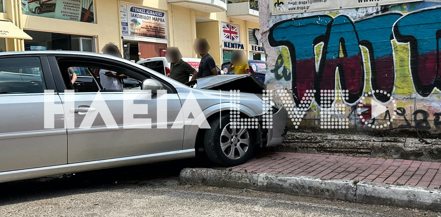 Πύργος: Σφοδρή σύγκρουση οχημάτων χωρίς τραυματίες στην οδό Κοκκίνου