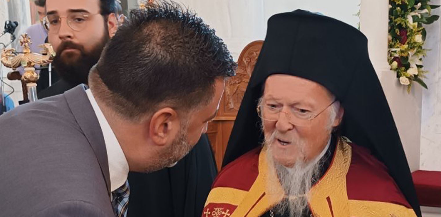 Σκιαδαρέσης: Συνάντηση με τον Οικουμενικό Πατριάρχη