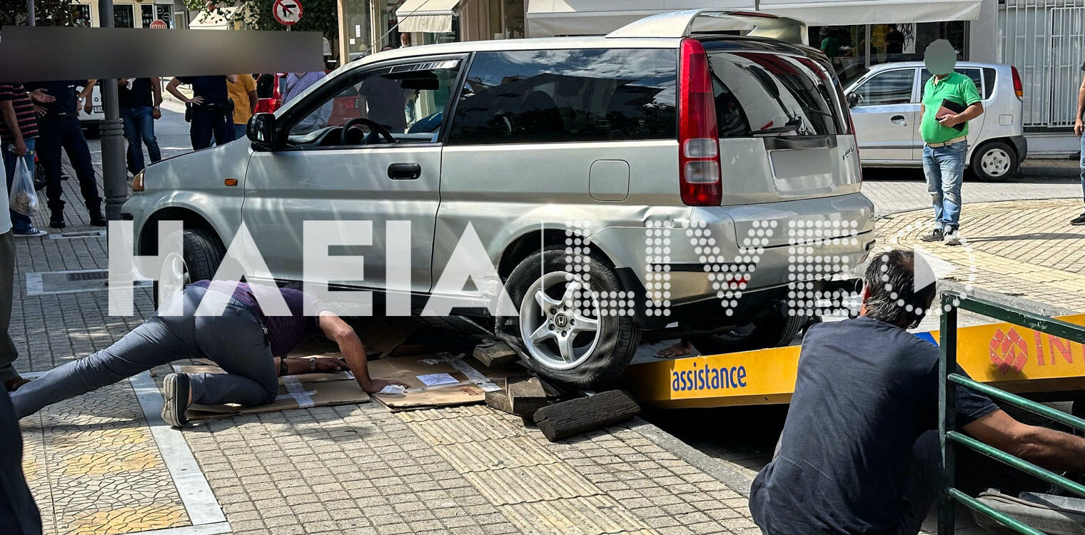 Πύργος: Έκλεισε η οδός Συλλαϊδοπούλου μετά από σοβαρό τροχαίο 
